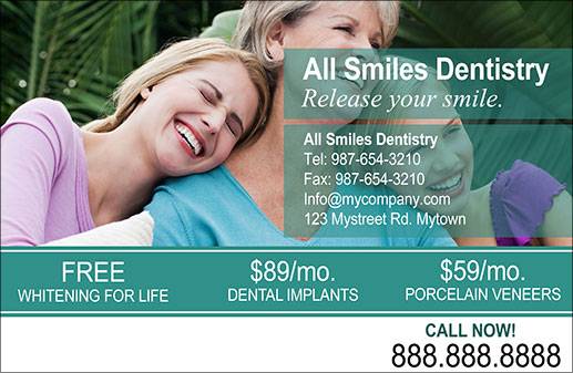 dental aa 85x55 girls turquoise front