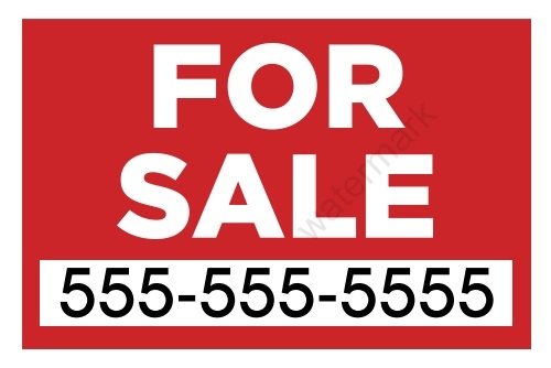 Lawn Sign - For Sale - 18x12