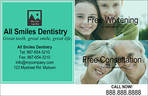 dental aa 85x55 seniors 2 girls green front