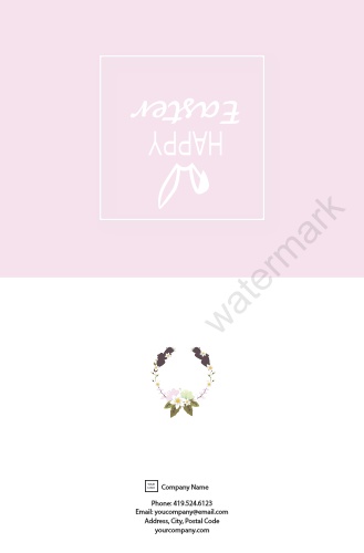 Occasion-Greeting Card-Easter-Pink