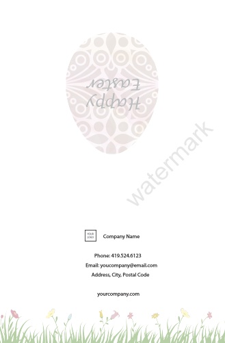 Occasion-Greeting Card-Easter-Pink-Egg