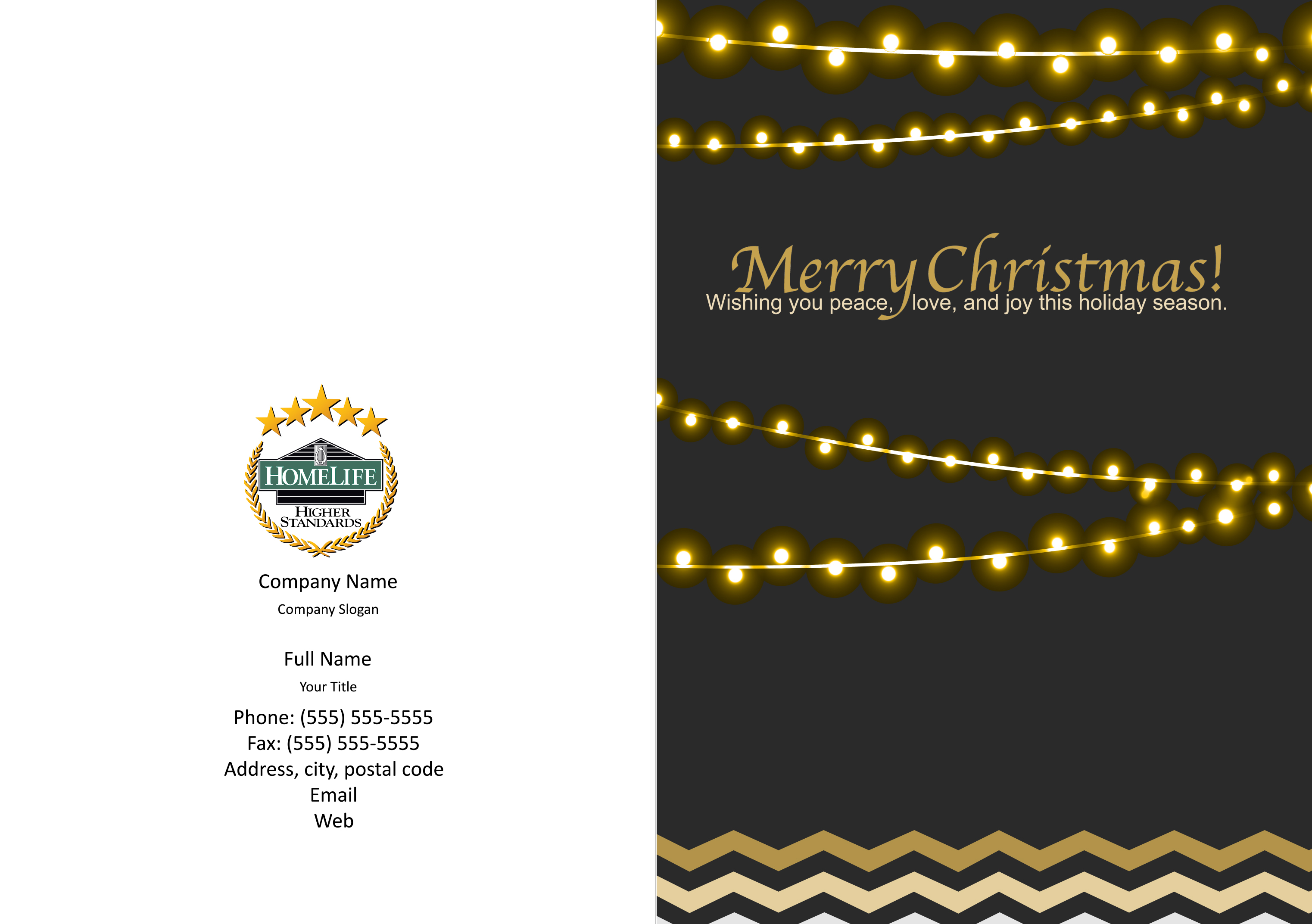 Homelife Greeting Card - Lights
