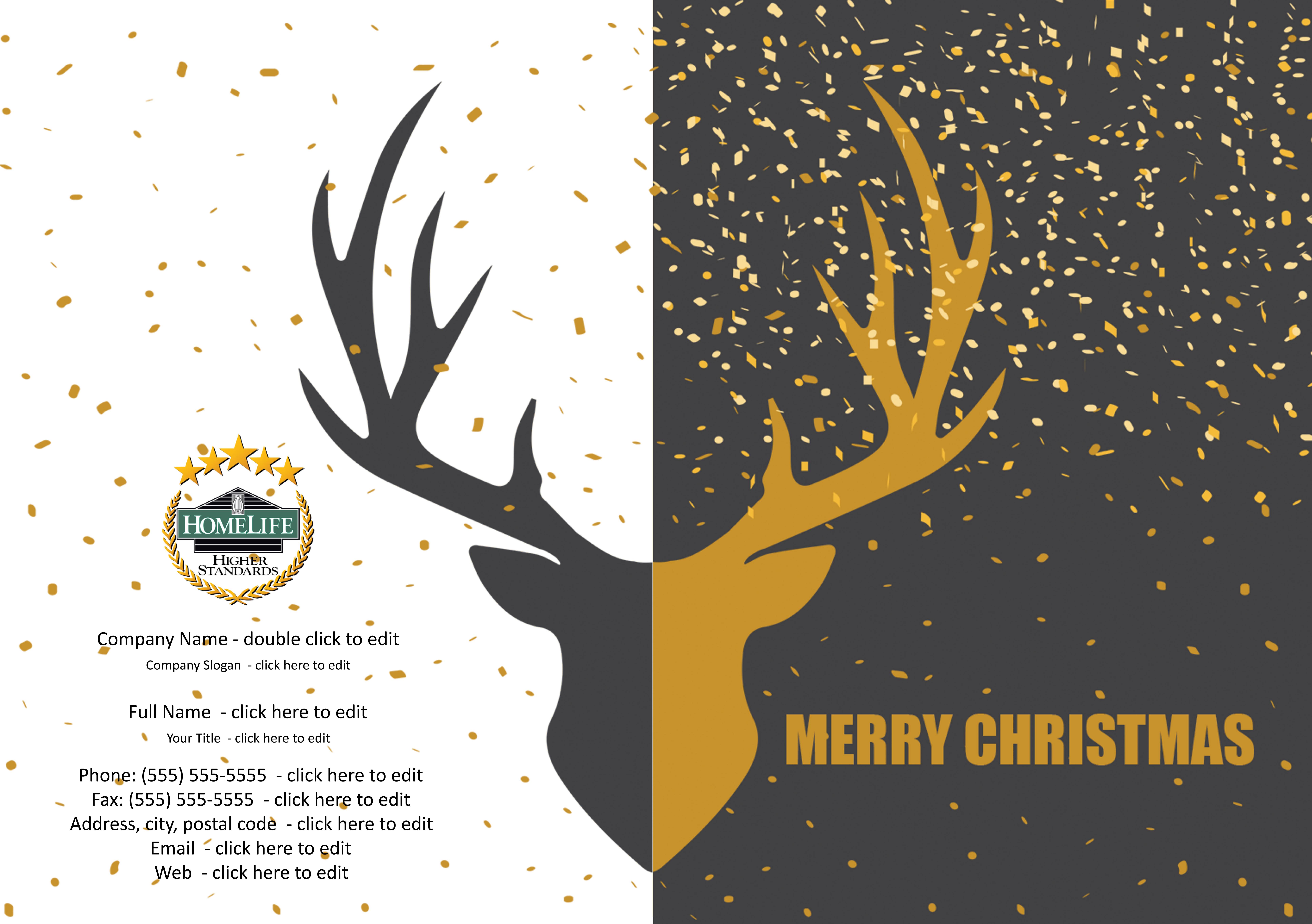 Homelife Greeting Card - Antler