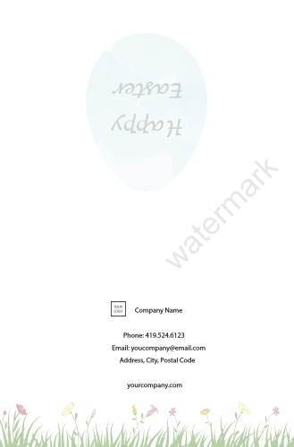 Occasion-Greeting Card-Easter-Blue-Egg