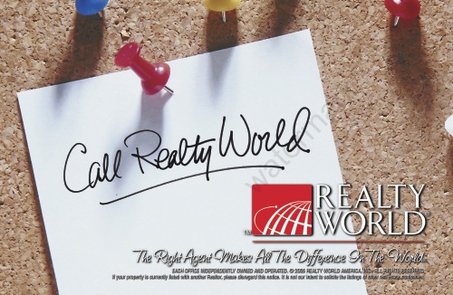 Realty World - Call Postcard 8.5" x 5.5"