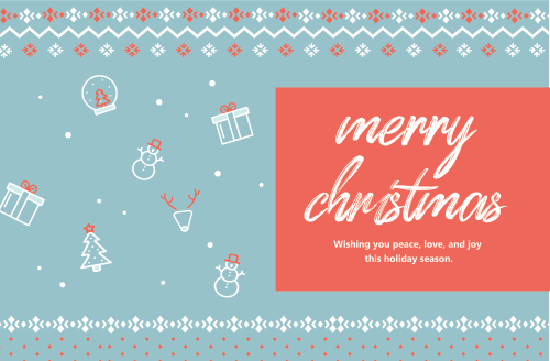 Christmas Greeting Cards - Nordic pattern - original (2)