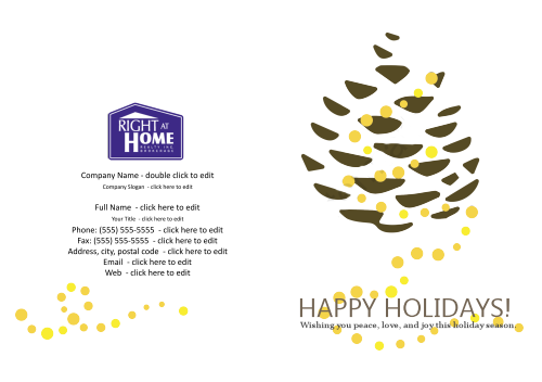 Right At Home Greeting Card - Yellow Pine