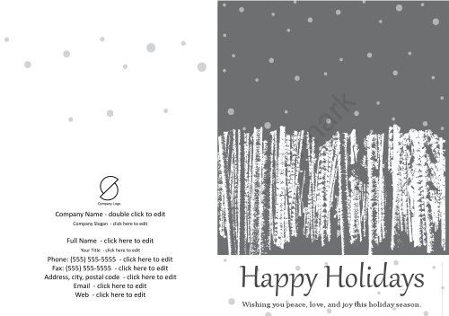 Independent Greeting Card - Grey
