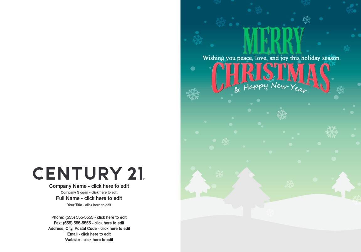 Century21 Greeting Card  - Christmas Illustration