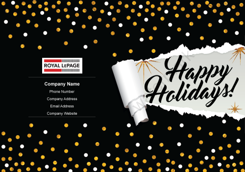 Royal LePage Greeting Cards - Happy Holiday Dark