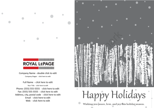 Royal LePage Greeting Card - Grey