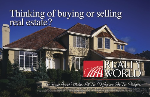 Realty World - Think Postcard - 8.5" x 5.5"