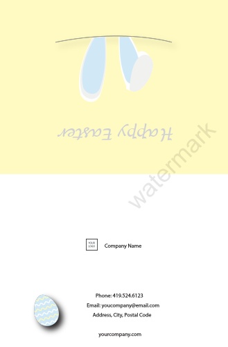 Occasion-Greeting Card-Easter-Yellow-Ears