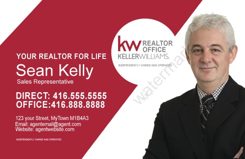 Keller Williams 2017 Modern Postcard - Solid