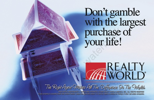 Realty World - Promotional Postcard - 8.5” x 5.5"