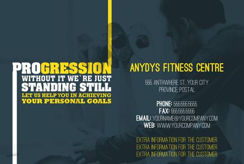 Fitness progression yellow