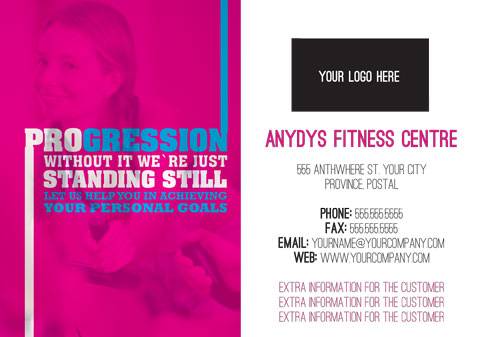 Fitness progression pink
