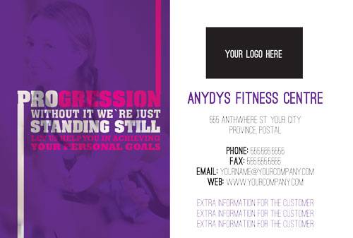 Fitness progression pink