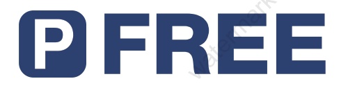 Free Parking Sign - Horizontal