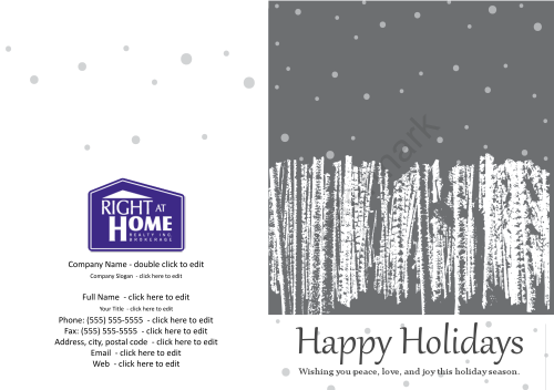 Right At Home Greeting Card - Grey