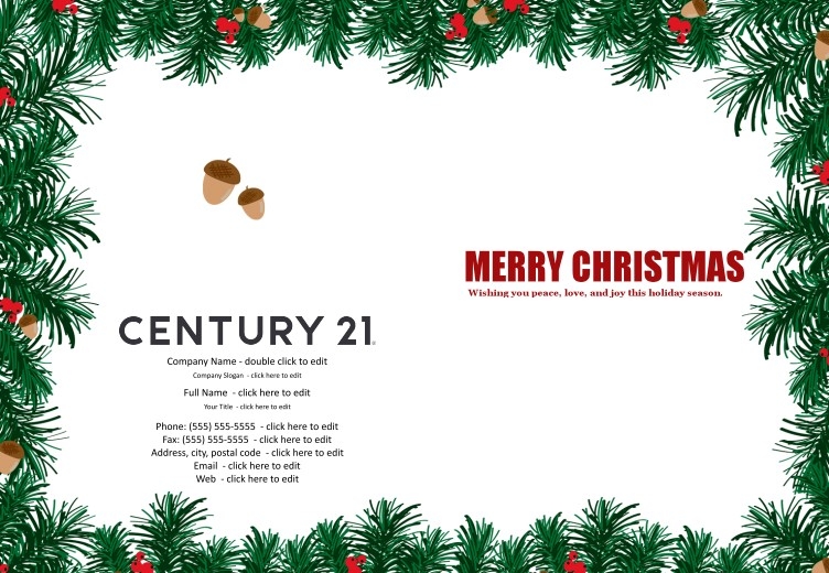 Century 21 Greeting Card - Pine Leaves