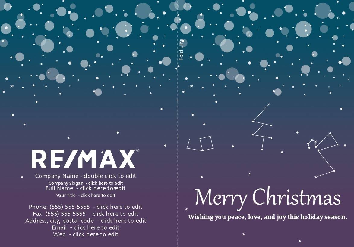 Remax Greeting Card - Stars 