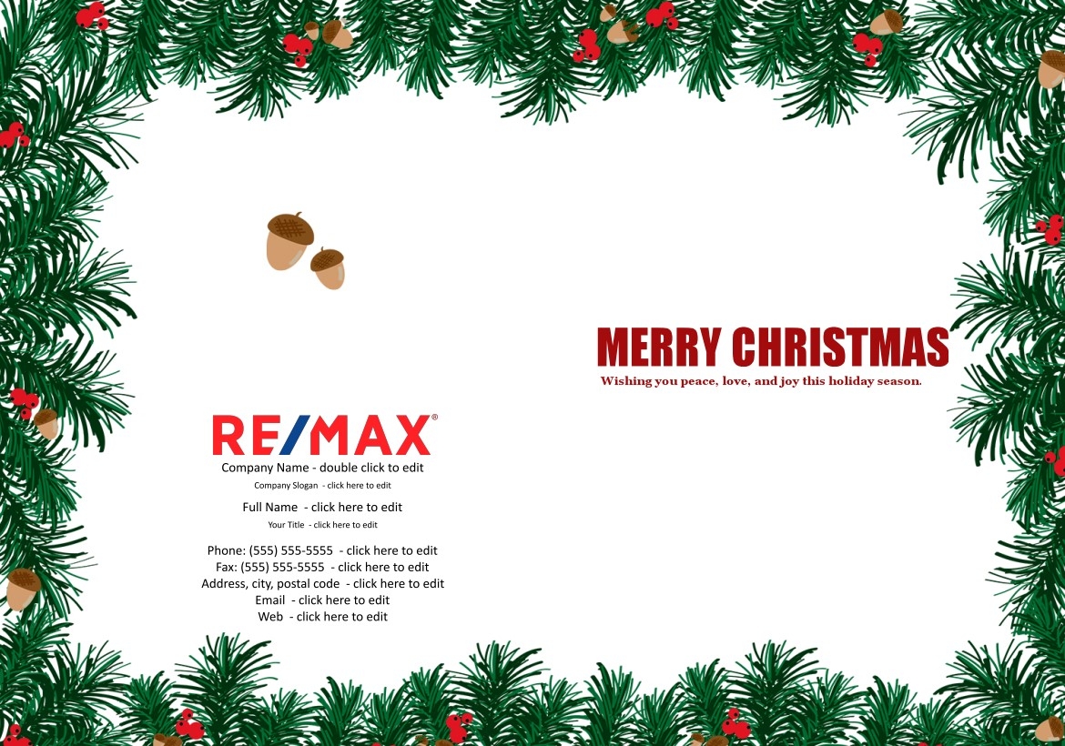 Remax Greeting Card - Pine Leaves