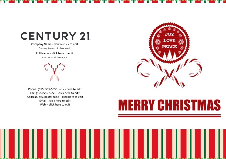 Century21 Greeting Card - Sugar Cane