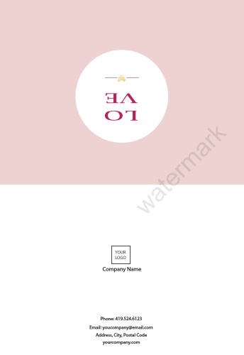 Occasion-Valentines-Holiday Card-Pink