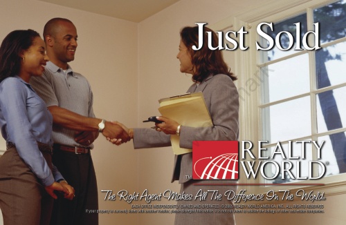 Realty World - Just Sold Postcard - 8.5” x 5.5"