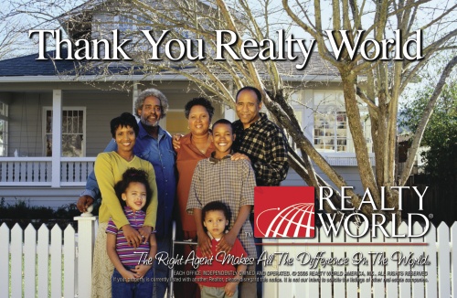 Realty World - Thank You Postcard - 8.5" x 5.5"