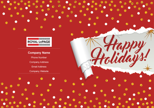 Royal LePage Greeting Cards - Holiday Greeting Red