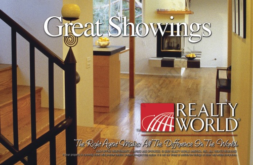 Realty World - Great Showing Postcard 8.5" x 5.5"