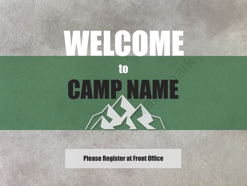 Welcome-Summer Camp-Lawnsign
