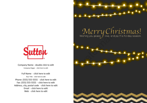 Sutton Greeting Card - Lights 2