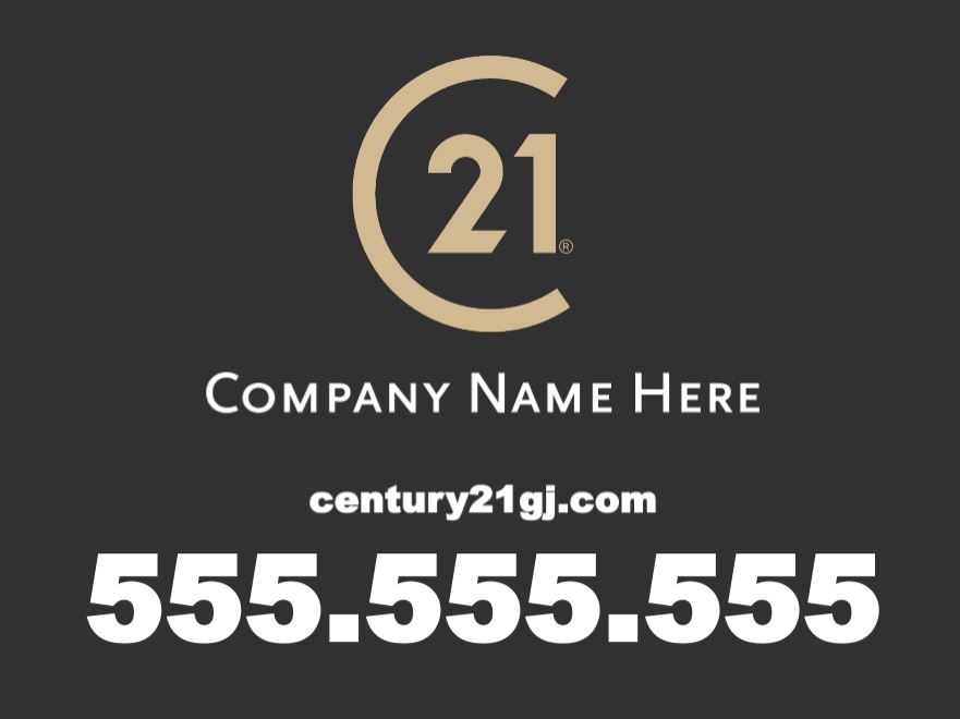 Century 21 For Sale 36x24 Black No Photo