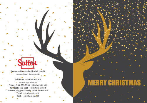 Sutton Greeting Card - Antler