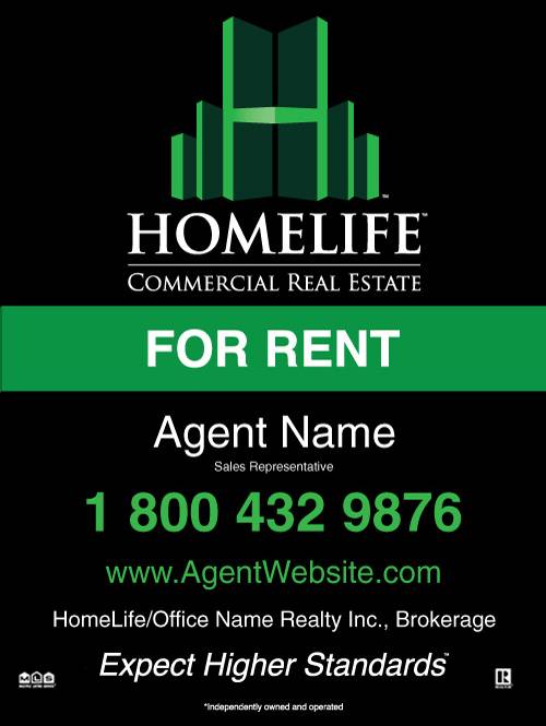 homelife commercial for rent 24 x 32 black