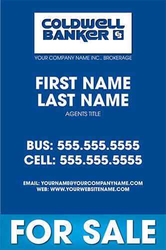 coldwell banker For Sale 24x36 no photo