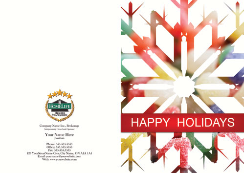 homelife candy snowflake red background plain font