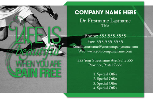 Chiropractor tennis pain free