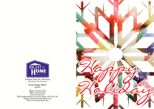 right at home happy holiday candy snowflake script font
