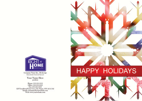 right at home happy holiday candy snowflake plain font
