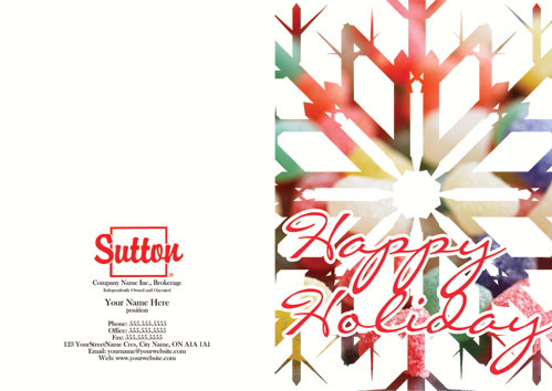 Sutton happy holiday candy snowflake script font