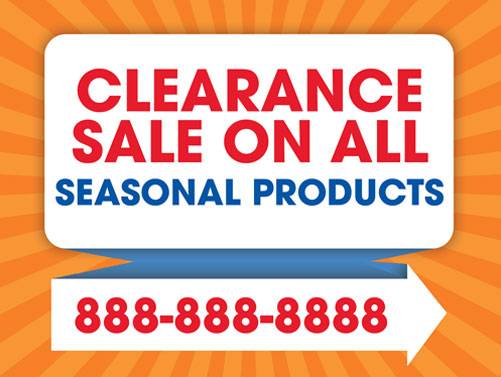 4mm Coroplast - clearance sale arrow pointing right