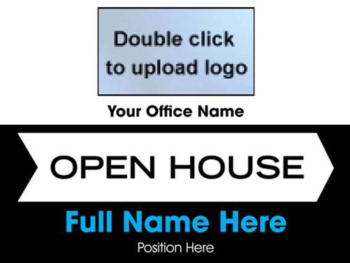 4mm Coroplast - Independent Agent Open House Arrow Right