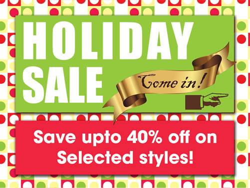 4mm Coroplast - Holiday sale arrow pointing right
