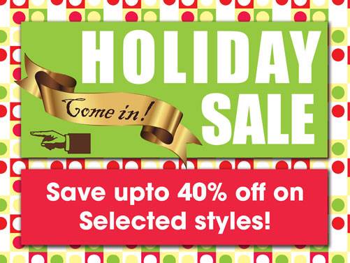 4mm Coroplast - Holiday sale arrow pointing left