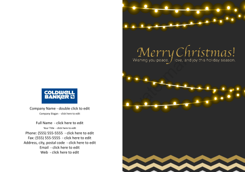Coldwell Greeting Card - Lights 2