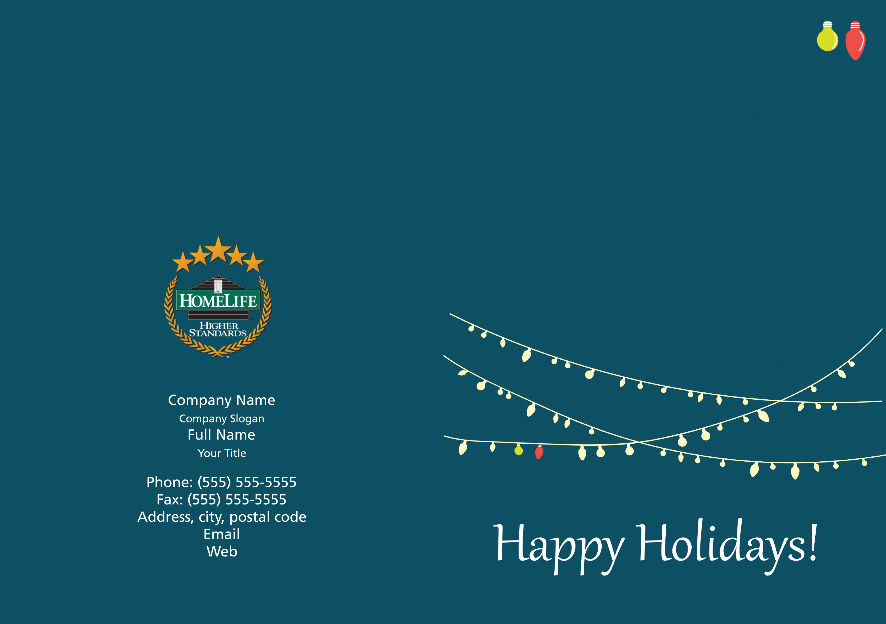  Homelife Greeting Card - Lights 2